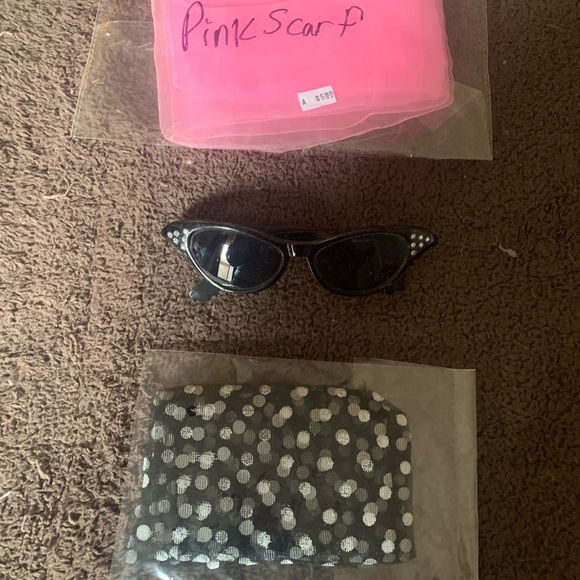 WOMENS ADULT CALIFORNIA COSTUMES SATIN PINK LADIES “GREASE” HALLOWEEN COSTUME - Picture 4 of 8